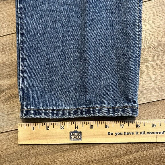 Men's Levis 550 Relaxed Fit Denim Jeans SZ 40x30 Blue Cotton VTG Red Tab - Picture 6 of 12